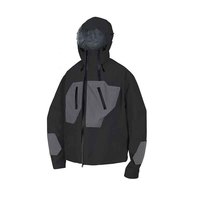 Veste à capuche double fermeture éclair pour homme, style mode personnalisé, coupe ample, hardshell, pour le printemps, les loisirs et les sports de plein air