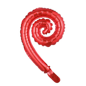 Palloncini in Alluminio a Forma di Spirale Ondulata Colorati a Doppio Rotolo per Decorazioni Murali di Matrimoni e Feste - Product Image 3