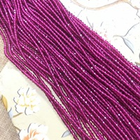 Perle ronde en pierre de quartz fraise naturelle de 2 mm pour la fabrication de bijoux