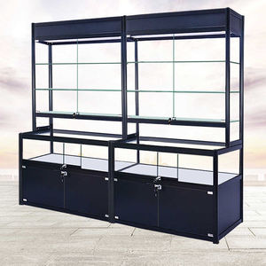 Usine directe lumière LED multicouche or aluminium verre <span class=keywords><strong>vitrine</strong></span> bon marché magasin de <span class=keywords><strong>d</strong></span>étail luminaires <span class=keywords><strong>vitrine</strong></span> à vendre - Product Image 2