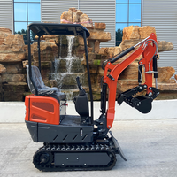 Mini-excavatrice de précision pour travaux de terrassement en bord de route, excavatrice sur chenilles pour projets internationaux, disponible en stock