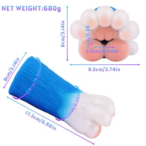 G-6265 Fantasy Bear Claw Aircraft Cup Exercise Men's Pocket Pussy Masturbator Sexuale Soft Tight Prostate Massager Toy Wholesale - Product Image 3