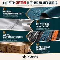 Chaqueta Cortavientos Impermeable Personalizada con Reacción al Agua para Hombre, Chaqueta con Capucha para Senderismo al Aire Libre, Fabricante de Ropa Técnica