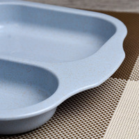 Assiette Réutilisable Écologique avec Compartiments en Plastique pour Enfants – Idéale pour Servir les Repas des Enfants lors de Fêtes