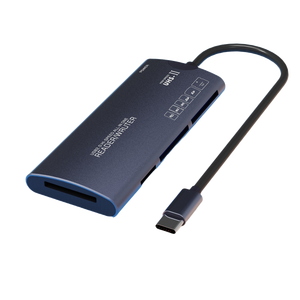 <span class=keywords><strong>Lecteur</strong></span> de cartes externe pour ordinateur portable JCR004 6 en 1 3.0 SPEED Type-C/USB avec prise en charge de plusieurs cartes - Product Image 4