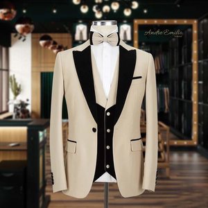 Op Maat Gemaakte Nieuwste Ontwerpen Sjaal Revers Bruidegom Smoking Heren Pakken Bruiloft Best <span class=keywords><strong>Man</strong></span> Blazer Prom Slim Fit Grijs Pak Zakelijk Formeel - Product Image 4