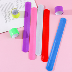 Khuyến mại Quà Tặng PVC Cai Trị Snap dây đeo cổ tay số lượng lớn thêm dài trẻ em 'thăng hoa cao su Silicone <span class=keywords><strong>Bling</strong></span> Slap Vòng đeo tay - Product Image 1