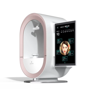 Analyseur de peau professionnel alimenté par l'IA, vue en perspective 3D, prédiction du futur, utilisation domestique, matériau ABS, détection de l'humidité et des rides, DS-97 - Product Image 6