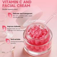 Crème en capsules magiques à marque privée anti-rides hydratante au collagène, resvératrol, thé vert, aloe vera, VC, PDRN