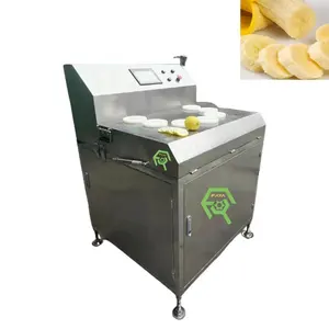 Automatischer runder Apfel rings ch neider American Ginseng Chip Cutting Machine Bananen schneider zu verkaufen
