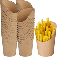 Gobelet jetable en papier kraft pour charcuterie, à bords inclinés, résistant à la graisse, pour apéritifs et plateaux de dégustation, récipient biodégradable pour collations