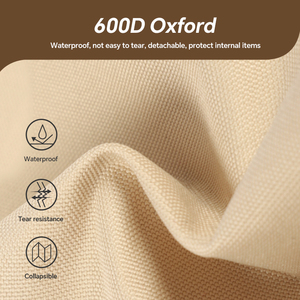 STARRYHEART Outdoor Collapsible Camping Cart 600D Oxford Metal Utility Shopping Garden Beach <b>Folding</b> <b>Wagon</b> - Product Image 2