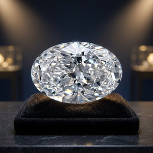 Diseño Personalizado Disponible: Diamante Ovalado de Corte Portugués Cultivado en Laboratorio con Certificación - Product Image 1