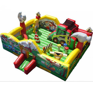Trẻ Em Đẹp Sân Chơi Inflatable Bouncy Castle Trẻ Em Inflatable Công Viên Giải Trí Ngoài Trời Fun City Để Bán - Product Image 5