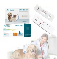 Kit de test rapide antigénique pour chiens : Maladies respiratoires combinées du virus canin (CDV, CAV, CIV, CRV, CPIV)