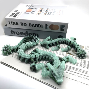 Nouveauté transfrontalière : Ornements de <span class=keywords><strong>dragon</strong></span> marteau en plastique imprimés en 3D, combinaison multicolore, cadeau d'anniversaire original et cool - Product Image 6