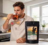 Thé pour la fertilité masculine, thé naturel à base de plantes pour la vitalité masculine, 3g*30 sachets de thé pyramidaux, sans caféine