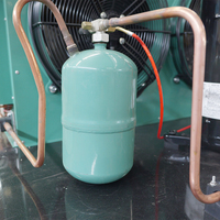 Compresseur de réfrigération industrielle Copeland ZB38KQE 5HP R404A, unité de condensation à double ventilateur pour chambre froide, congélateur, 380V