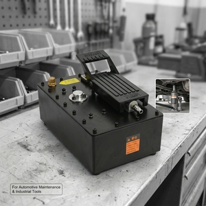 Bomba Hidráulica de Acción Simple de Dos Etapas PAS25 de 70 MPa Accionada por Aire para Cilindros y Herramientas - Product Image 1