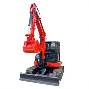 Miniexcavadora Hidráulica Kubota KX163-3 Usada en Venta Caliente 2025, Miniexcavadora de Orugas de 6 Toneladas con Accesorio de Barrena y Martillo - Product Image 3