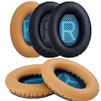 Almohadillas de Repuesto de Alta Calidad en Cuero Proteico y Espuma Viscoelástica para QC35/QC25/QC15/AE2