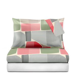 Cosmopolitan 100% coton housse de couette ensemble néerlandais taille 30x30 76x68 Pigment imprimé vin/Marsala néerlandais Knop - Product Image 1