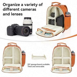 Free Sample Small Fashion PU nylon Waterproof Video <b>Camera</b> <b>Backpack</b> Women Travel Digital Gear DSLR <b>Camera</b> Bag for Photography - Product Image 4