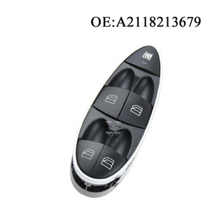Interrupteurs automatiques Mercedes-Benz E W211 A2118213679 Contrôleur de fenêtre avec interrupteur de levage de vitre électro-plaqué pour les modèles W211 - Product Image 2