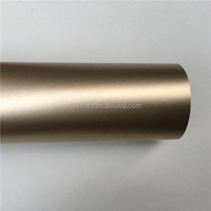Matte Chrome Metallic Champagne Gold <strong>Vinyl</strong> <strong>Wrap</strong> for Car Wrapping Film Stickers 1.52*18m - Product Image 3