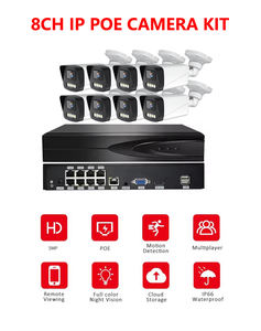 Sistem Kamera <span class=keywords><strong>CCTV</strong></span> Berkualitas Tinggi Full Color 5MP 8CH IP PoE NVR, Set Kit Kamera <span class=keywords><strong>CCTV</strong></span>, Sistem Keamanan Rumah <span class=keywords><strong>CCTV</strong></span> - Product Image 4