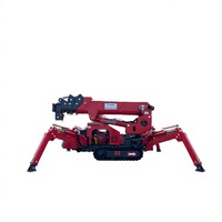 Mini-grue araignée à double alimentation (diesel et électrique) pour installation de vitres en intérieur – Fournisseur direct usine