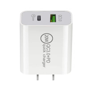 Professional Factory 20W PD US <strong>Double</strong> Interface USB Wall Adapter Plug Qc3.0 Type <strong>C</strong> Charger Chargers 12 13 - Product Image 3