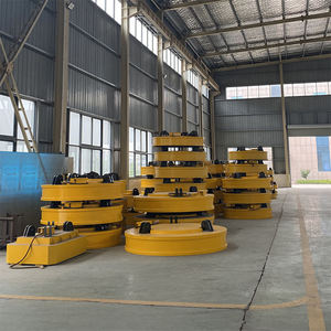 Elevador de imán Tipo redondo Desguace Grúa Electroimán de elevación de CC - Product Image 1