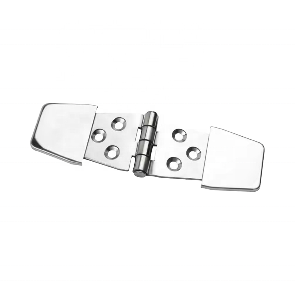 316 шарнир из нержавеющей стали с обшитым штекером, с крышками, 76x40x2 мм