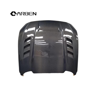Nouveau capot avant en fibre de carbone, style TF, compatible avec Ford Mustang S550.2 EcoBoost/<span class=keywords><strong>Mach1</strong></span>/GT (2018-2023) - Product Image 2