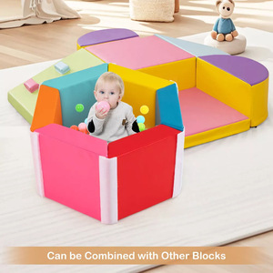 Ensemble de tunnels en mousse souple personnalisable pour enfants de 4 à 6 ans, jeu d'éveil sensoriel, blocs d'entraînement, options de couleurs - Product Image 4