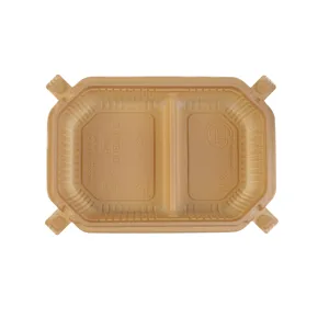 Made In Taiwan Brand Top Quality 100% Biodegradable Patented Disposable Bamboo Food Container With Bamboo Lid