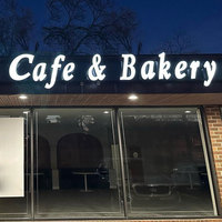Enseignes lumineuses LED pour pizza en extérieur, designs pour magasins, lettres de restaurant, logo lumineux, enseigne publicitaire LED éclairée par l'avant