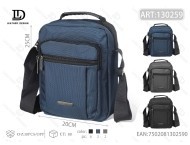 Borsa a Mano da Uomo a Cinque Strati con Cerniera, Fodera in Nylon e Poliestere, Decorazione con Logo, Stile Minimalista Normcore, Uso Quotidiano per Tutte le Stagioni - Product Image 1