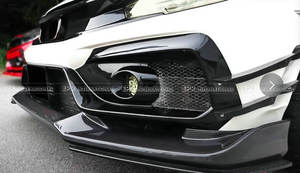 17เป็นต้นไป Civic Type R FK8ทุ่มเทด้านหน้าคาร์บอน VRSAR2ภายใต้ตัวแยกอากาศพลศาสตร์ - Product Image 2