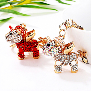 <span class=keywords><strong>Porte</strong></span>-clés multicolore mignon de forme animale de conception créative femme sac pendentif suspendu <span class=keywords><strong>porte</strong></span>-clés de voiture en métal pour cadeau de fête - Product Image 5