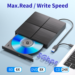 <span class=keywords><strong>Lecteur</strong></span>-graveur de disques Blu-ray 3D haute vitesse en gros, graveur externe Blu-ray, <span class=keywords><strong>lecteur</strong></span> Blu-ray, graveur de disques Blu-ray pour PC - Product Image 2