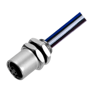 WANJIE Đầu Nối Tròn Gắn Bảng Điều Khiển Cái M5, Loại Hàn, Gắn Phía Sau Có Dây - Product Image 1