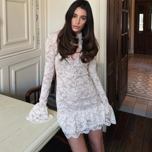 Buy In Bulk Lace Turtleneck Dress Casual & Elegant Style | Alibaba.com