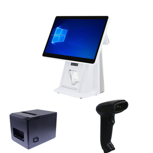 15,6 pulgadas + LED 8 Terminal para supermercado minorista Todo en un sistema POS de pantalla táctil Punto de venta Hine Caja registradora - Product Image 3