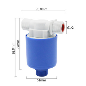 Válvula de Cierre Automática para Control de Nivel de Agua, Interruptor de Flotador para Torre de Agua/Tanque de Agua, Cierre Automático Lateral de Entrada de Agua Completa - Product Image 2