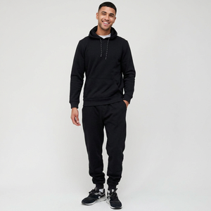 Unisex Tracksuit <b>Set</b> Hoodie <b>Joggers</b> Cotton Fleece 2-Piece Outfit Acid Wash Plain Custom Logo Winter Warm Casual Sportswear - Product Image 1