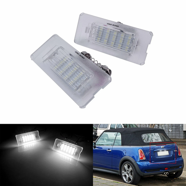 2756227 51132756227 Replacement Led License Number Plate Lights for Mini Cooper R56 R52 R55 R57 R58 R59