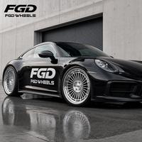 Jantes forgées polies à 3 pièces, 20, 21, 22, 24 pouces, 5x112, 5x120, décalées, pour BMW M5 M3 Mercedes AMG Audi RS