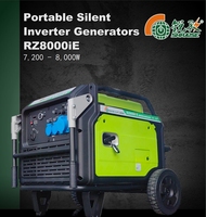 Neues Modell 7.2KW 7.2KVA 220V 4-Takt tragbarer Super Silent Power Inverter Mini Benzin Generator Set